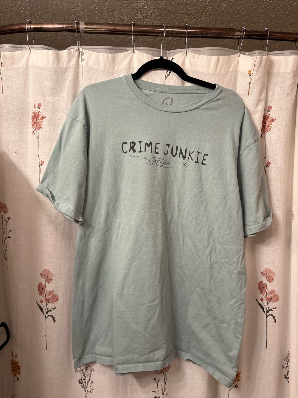 Crime Junkie Light Sage Graphic Tee